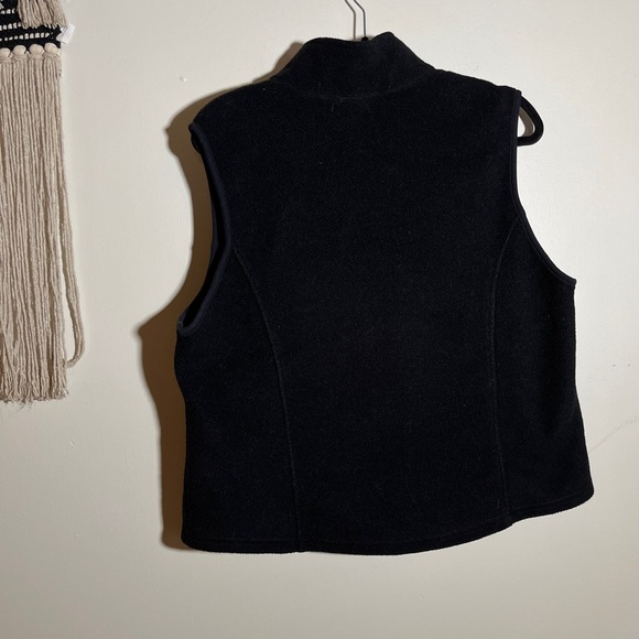 Vintage L.L.Bean black fleece vest - Picture 3 of 6